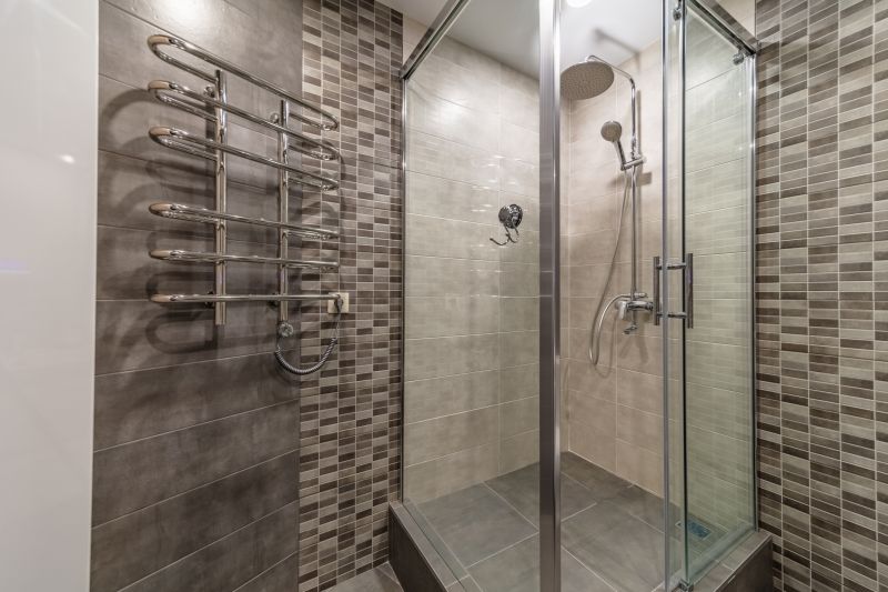 Elegant Shower with Glass Doors